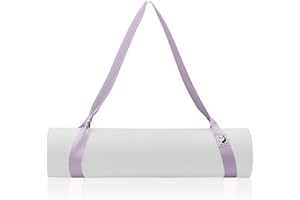 Slim Panda Sangles Tapis Yoga, Coton Sangle de Yoga pour Meilleurs Étirements, 180 cm Ceinture Yoga pour Pilates, Les Yogis Débutants,Confirmés(Tapis de Yoga Non Inclus)