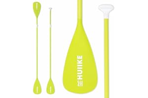 ‎HUIIKE Wiosło do Deski SUP 2 w 1 z Aluminium – HUIIKE | Wiosło Deski Paddleboard, Paddle 4 Odłączane Części | Urządzenie do Wiosłowania Tablicy Paddleboard Regulowane | Sprzęt Wiosłowania SUP