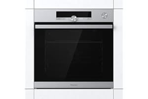 Hisense, BSA66334AX, four multifonction thermoventilé vapeur capacitée 77L nettoyage aquaClean 13 fonctions cuisson inox anti-empreinte rails télescopiques
