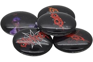 Slipknot Badge Pack We Are Not Your Kind Band Logo Nue offiziell Schwarz 5 Pack One Size