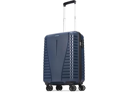 Aristocrat Airpro 8-Wheel Cabin Size Hard Case Trolley Bag, Poseidon Blue