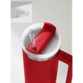 30 Cm Stanley Quencher Uyumlu Kalp Şekilli Tritan Malzeme Yedek Pipet Seti (4 pipet ve 1 Fır&ccedil;a) Stanley 30 oz ve 40 oz Bardak