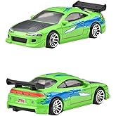Hot Wheels Fast and Furious BRIAN O'CONNER Auto 1995 MITSUBISHI ECLIPSE Model Cast &Ouml;l&ccedil;ek 1:64 - Uzunluk 7 cm - JBY29