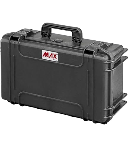 Max Cases Custodia Ermetica Con Spugna Pre-tagliata - Impermeabile IP67, Made In Italy