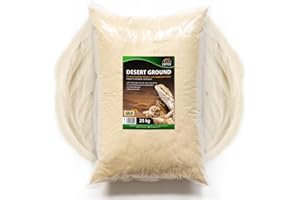 ‎TERRA EXOTICA Terra Exotica Terrariensand Desert Ground - in 5, 10 oder 25 Kg - Wüstensand für EIN natürliches Wüstenumfeld im Terrarium - natürlicher Bodengrund (25 Kg)