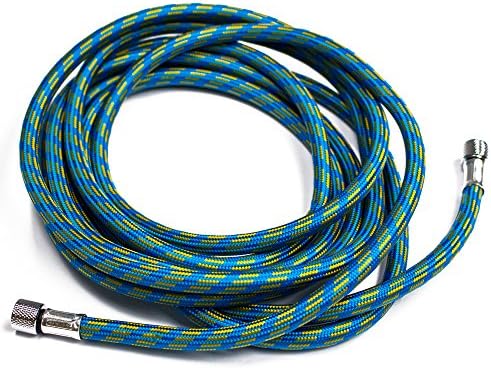 AWM Airbrush Hose 3 m Textile Fabric Airbrush Hose 2x 1/8 Inch Internal Thread