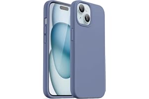 JETech Silikonowy Etui dla iPhone 15 6,1 Cala, Jedwabisty Miękki w Dotyku Futerał Ochronny na Całe Ciało, Odporny na Wstrząsy Case (Zimowy Błękit)