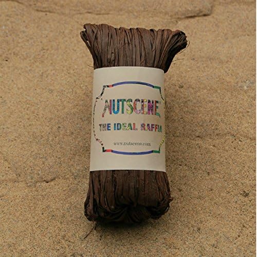 Nutscene Raffia - Brown - 50gm