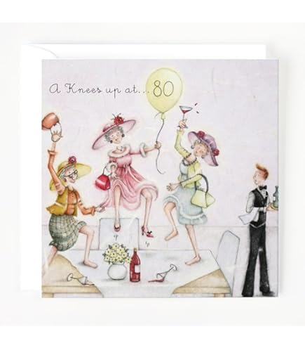 Tarjeta Divertida De Cartel De 80 Cumpleaños Con Texto En Inglés