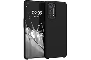 kwmobile Carcasa Compatible con OPPO Find X3 Lite Funda - Case TPU y Silicona antigolpes - Apto Carga inalámbrica - Negro