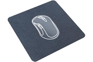 SenseAGE Slim Mouse Mat, przenośna podkładka pod mysz, bezszwowa odzież, precyzyjna kontrola, antypoślizgowa podstawa, kompatybilna z myszą laserową i optyczną, 22 x 22 cm, Ciemny Niebieski