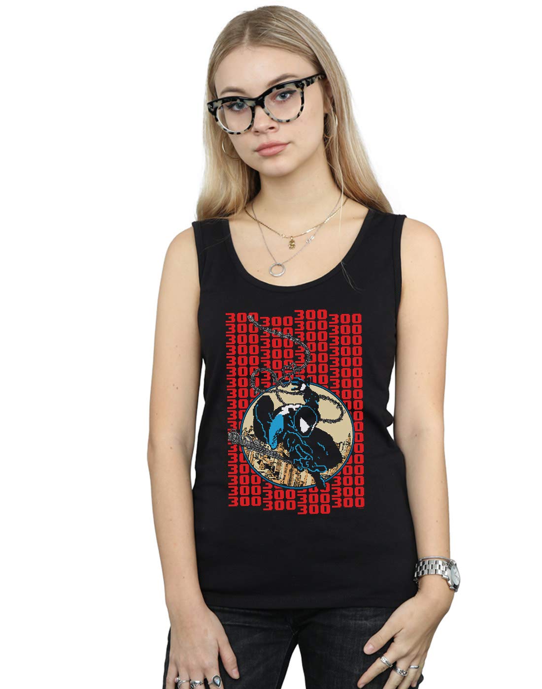 Marvel-Universe-Damen-Spider-Man-Pixelated-Cover-Muskelshirt