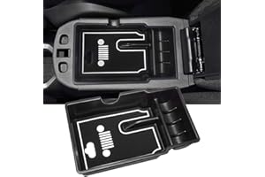 LITTOU KolomeMittelkonsole Armlehne Aufbewahrungsbox Handschuh Box Einsatz Organizer Tablett Zubehör für Renegade 2023 2022 2021-2015(Weiß)