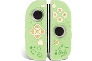Kuitmor Protective Cover Case for Switch Joy Con Controllers,Silicon Switch Joy Con Controller Skin,Anti-Slip Protective Case for Switch/OLED Joy Con Controller (Green)