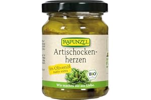 Rapunzel Bio Artischockenherzen in Olivenöl (6 x 120 gr)