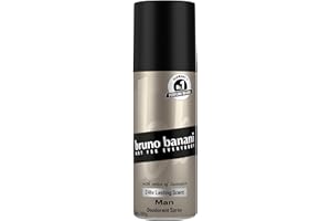 ‎BRUNO BANANI bruno banani Man Deo-Bodyspray, Körperspray mit zeitlos-frischem, orientalischen Herrenduft, 24h lang anhaltend, 50 ml