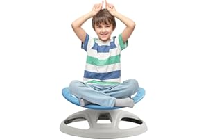Brelley Sensory Spinning Chair for Autism, Autistic Kids Swivel Chair, Sensory Activity Toy for Toddlers, Physical Coordination Training Indoor & Outdoor Autism Sensory Products