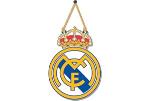 Bhai Please Real Madrid Wooden Wall Decor | Football Club Wall Hanging | Real Madrid Fan Gift | Room Decor Football Lovers | Football Wall Art | Bedroom Decoration | 7 Inch