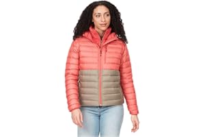 Marmot Ultralekka kurtka puchowa, sprężystość puchu 700 FP, ciepła kurtka turystyczna, wodoodporna, wiatroszczelna Kobiety Wm's Highlander Hoody (1 w zestawie)