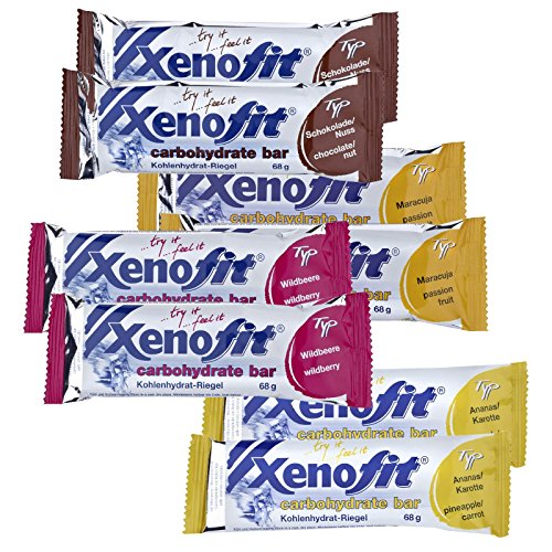 Preisvergleich Produktbild Xenofit carbohydrate bar Energie-Riegel 8 x 68g