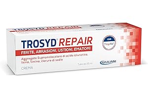 GIULIANI Trosyd Repair 25g - Crema per Ferite, Ustioni, Abrasioni - Con Acido Ialuronico, Lisina, Tiamina, Cloruro di Sodio. Attività Cicatrizzante