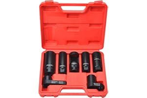 Zoomtools 10 pezzi / 7 pezzi sonde lambda chiave sonda lambda chiave a bussola, attrezzo per sonde lambda (7 pièces)