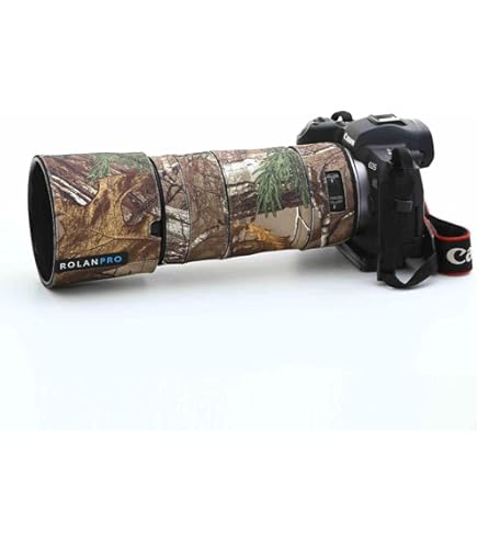 CHASING BIRDS Lens Camouflage Waterproof Coat For Sony FE 600mm F4 GM OSS Rainproof Lens Protective Cover Version IV (Green Leaf Camouflage, With 1.4X And 2.0X TC - View #9