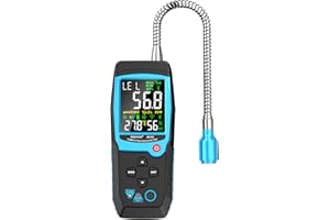 Aicevoos FC Gas Detector, Gas Leak Detector with Digital Display and Audible Alarm to Locate the Source of a Combustible Gas Leak