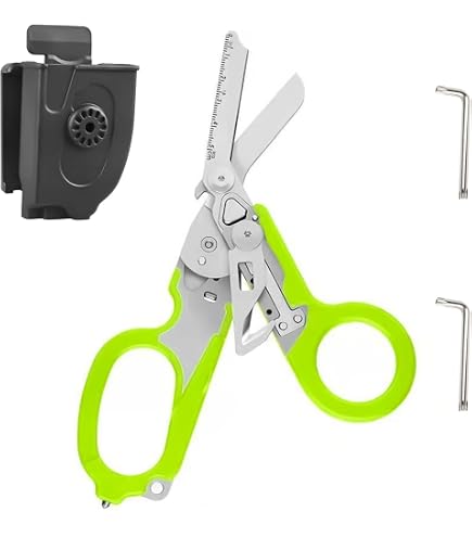 Forbice Multiuso Pronto Soccorso 6 In 1 Pieghevole – Kit Emergenza Medico E Tattico - Foto 6