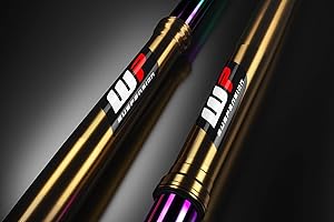 CMR DESIGN CO Pegatinas de Horquilla de Enduro Crystal Motocross compatibles para WP Black (12)