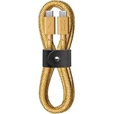 Native Union Type-C Belt Cable - USB-C to USB-C 4ft Ultra-Strong Charging Cable Compatible with iPhone 16, 16 Plus, 16 Pro, 1