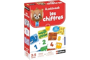 Nathan - La Petite Ecole, Les Chiffres - Associer Nombre Et Quantité - Apprendre Ã€ Compter - Jeu Educatif - Coffret De 6 Jeux Progressifs - Pour Enfants De 3 Ã€ 5 Ans