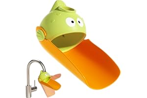 Gsrhzd Wasserhahn Verlängerung Kinder, Wasserhahn Verlängerung, Niedlich Cartoon Wasserhahnverlängerung für Kinder, Wasserhahnzubehör für Kinder mit ausziehbarer Länge