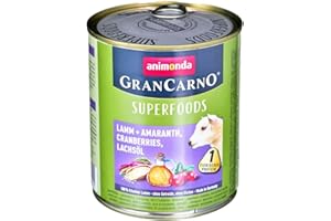 Animonda GranCarno Adult Superfood Lamm & Amaranth 800g (Menge: 6 Je Bestelleinheit)