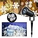 Produktbild Schneeflocke Projektor LED Lichteffekt – VIDEN Weihnachtsbeleuchtung LED Projektor Lampe, Außen / Innen Wasserdicht IP65, Dynamische Motive, Landschaft Licht mit Weißen Schneeflocken Projektionslampe