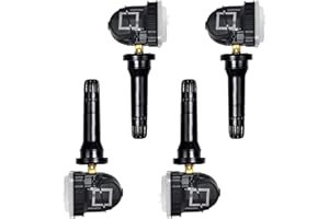 VAPOURD TPMS Tire Pressure, 4PCS Rubber Monitor Sensor 2036832 1862980 2318530 Car Tyre Pressure Monitoring System Replacement for Ford Ecosport Fiesta Focus Ranger