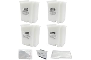 HEMEINY Tanque de Tinta de residuos L3110 Compatible con Impresora EcoTank ET-2710 ET-2712 ET-2714 ET-2715 ET-2720 ET-2721 ET-2726 ET-2810 ET-2812 ET-2803, Caja de Mantenimiento con Esponja (2)