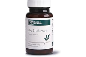 ‎CLASSIC AYURVEDA Classic Ayurveda - Bio-Shatavari Tabletten - 60 g (ca. 120 Tabletten) - Getrocknete Shatavari-Wurzeln in Bioqualität - Das ayurvedische Tonikum für die Frau