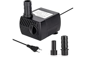 QILLNYY Mini pompa dell'acqua da 5 W, 400 l/h, ultra silenziosa, mini pompa per acquario, pompa ad immersione USB, piccola con cavo di alimentazione da 1,4 m, per giardini, acquari, stagni, fontane per