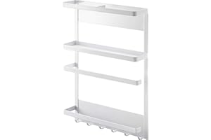 Yamazaki Tower Küchenregal, Stahl, Weiß, One Size