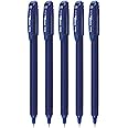 Pentel Energel - Roller Gel Pen Set - Pack of 5 (0.5mm Blue)