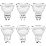 GU10 LED Light Bulbs 5W Equivalent to 50W Halogen Bulbs, Warm White 3000K, GU10 Spotlight Energy Saving Led Bulb, 420LM, Beam