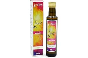 LA VIDA BONITA 250 ml frisches Leinöl mit pflanzlicher DHA und EPA I 100% frisch aus 1. Pressung in Deutschland I Reich an Omega-3-Fettsäuren I vegan, Rohkost, laktosefrei & glutenfrei, zuckerfrei