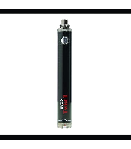 Vitavap - New Evod Twist 2 Battery to Replace Vision Spinner 2 | Stainless  Steel Colour | No Tobacco or Nicotine No E-Liquids : Amazon.fr: Electronics