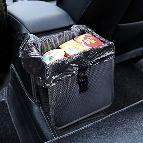 happyle Hanging Car Trash Bag Can Premium Waterproof Litter Garbage Bag Organizer, Black