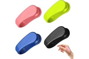 YURUIHKAO 4 Pcs Migraine Relief Clip, Multi-clolored Headache Massage Clip, Portable Silicone Acupressure Pressure Point Tool Ideal for Acupressure Relaxation Stress Alleviation (Multicolor)