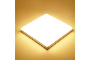 FTL 36W LED Ceiling Light,3500LM Square LED Bathroom Ceiling Light,3000K Warm White,IP44 Waterproof Modern Square Lighting Fixture for Kitchen Living Room Bedroom Hallway