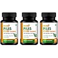 DR. VITASTA Piles Cure 1000mg | 100% Natural & Safe | Stop Bleeding | Reduce Pain | Remove Lumps | Dietary Supplement | (50 Capsules - Pack of 3)