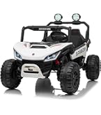 4x4 Voiture électrique enfants 24V 2 places NEUVE RSX, Blanc, 4x45W