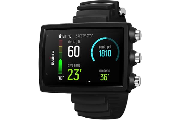 SUUNTO Dive EON CORE Montre de Plongée Numérique avec Écran Couleur Facile à Lire, Étanche à 80m, Ordinateur Sous-Marine avec Fonctions de Réveil, Chronomètre, Météo, Boussole, Batterie Rechargeable